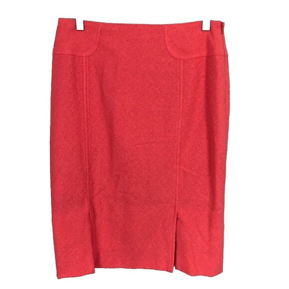 Escada Pink Pencil Skirt EUR Size 38 Wool Blend Lined Career Side Slits - Picture 1 of 7